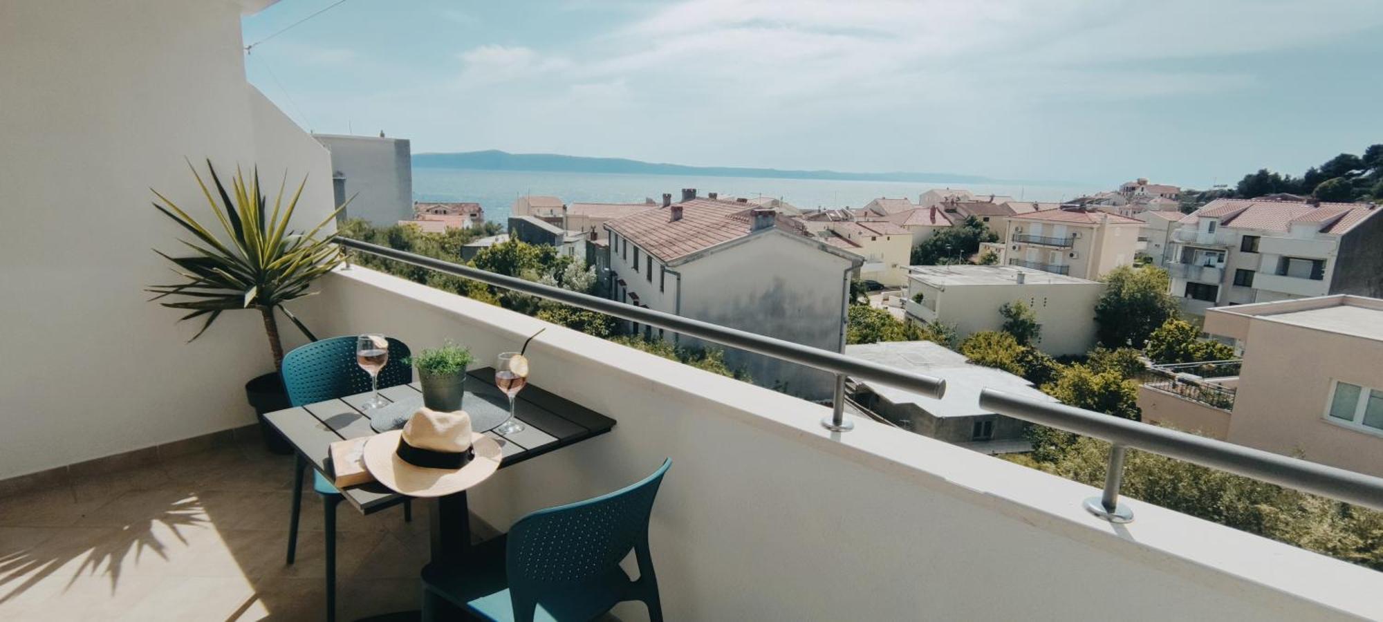 Sea View Ela Apartments Podgora Exteriér fotografie