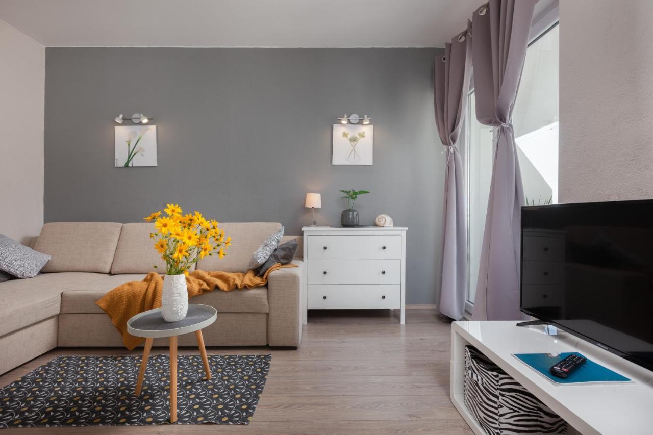 Sea View Ela Apartments Podgora Exteriér fotografie