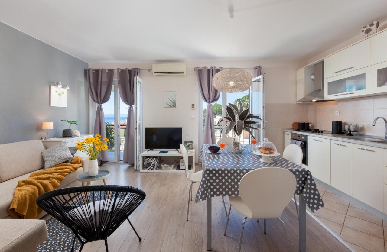 Sea View Ela Apartments Podgora Exteriér fotografie